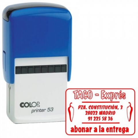 Printer 53 azul/azul