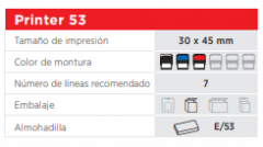 Printer 53 azul/azul