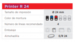 Printer R 24 azul/azul