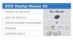 EOS Stamp Mouse 30 azul(mont+foam+cart s/tinta)