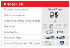 Printer 30 G7 blanco/rojo