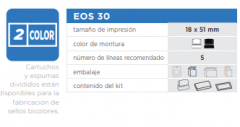 EOS KIT 30 Standard Montura Negra + Foam