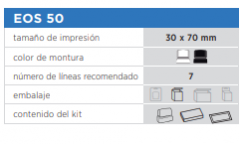 EOS KIT 50 Standard Montura Negra + Foam