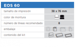 EOS KIT 60 Standard Montura Negra + Foam